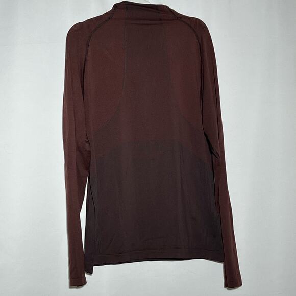 Mae Lululemon Mens Metal Vent Tech 1/2 Zip Long Sleeve Shirt Size L Sequoia - Picture 8 of 11